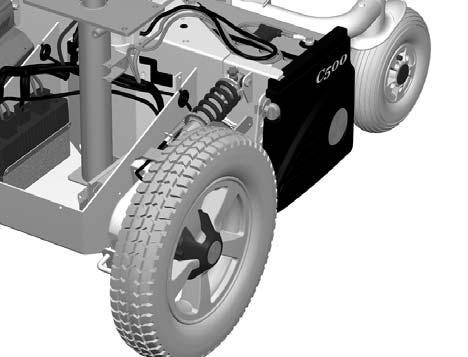 Drive motor Drive motor Removal 1. Raise the seat to the highest position. If the chassis is equiped with fixed seat post, see page 34.