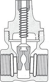 Closure of the double disk is accomplished by a spreader or wedge which forces the parallel disks against the seats. The double-disk gate valve is shown in Figure 10.5.