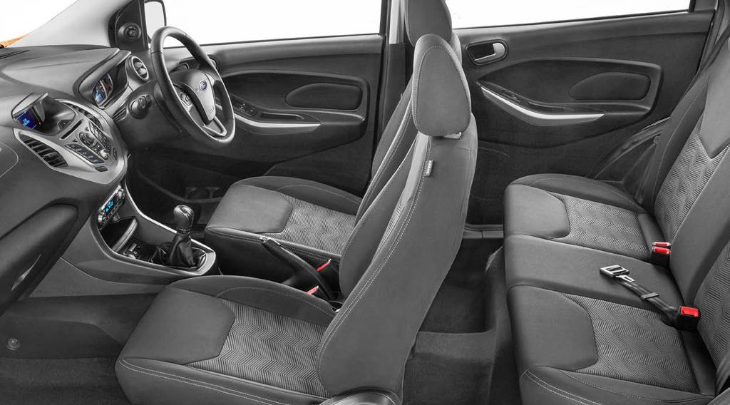 5 Energetic Interior Styling The Next-Gen Figo s exceptional interior design, comfortable seats and spacious interiors are