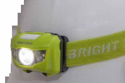 COLOR: strap hi-vis securely greenadheres to helmets, hardhats and heads Adjustable mount for greater vision Water-resistant design