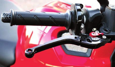 RACING LEVERS A comprehensive test carried out has shown that when riding