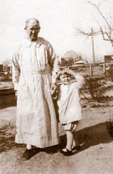 Mabel Jean Morrison is pictured with her grandmother,
