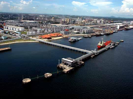 Located at the southern tip of Peninsula Malaysia, Johor Port is strategically positioned at the heart of the sprawling 8,000 acres Pasir Gudang Industrial Estate and just across the Causeway from