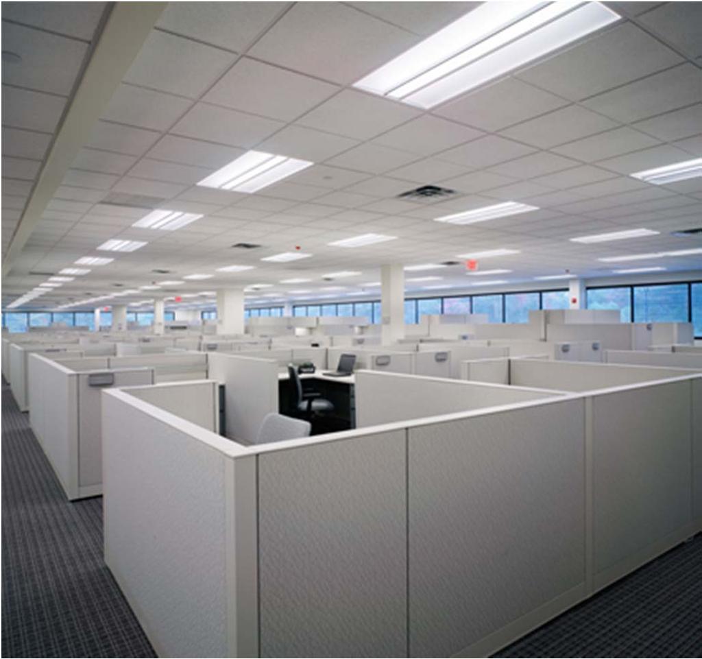 T8 Fluorescent Office with Finelite HPRs