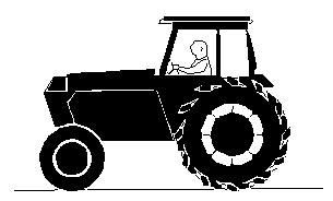 6 (a) The diagram below shows a moving tractor. The forward force from the engine exactly balances the resisting forces on the tractor. (i) Describe the motion of the tractor.