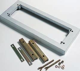 Delivery: Two C-profiles and four clamps. The steel holding band isn' t included. Description: To secure the door/panel in an open position. Mounted directly to the door and body.