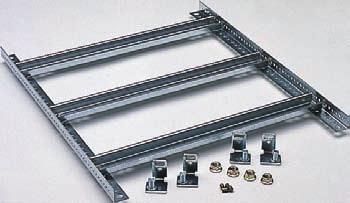 Uniplast Compact accessories UMF, Mounting frame UFCP D, Cover plate with DIN cut-outs Description: For easy mounting of DIN-rail components. The DINrails are adjustable in height.