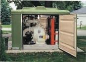 Our pressure booster stations provide the solution to low line pressure in suburban locations.