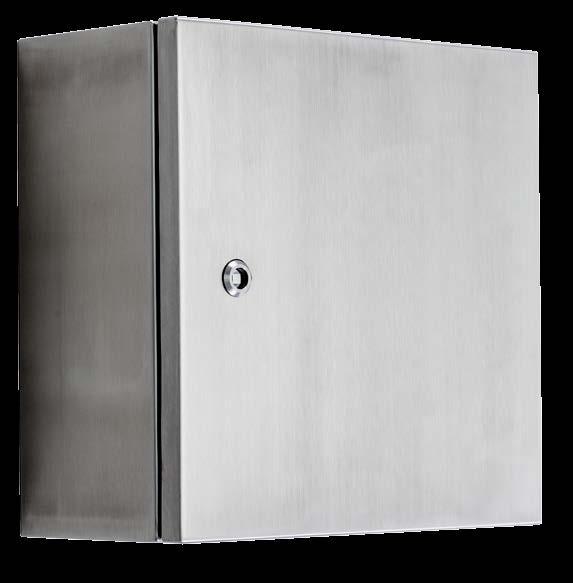 EX-EC/S General Purpose Wall Mount Enclosures 316 Stainless Steel Body Construction 1.2/1.