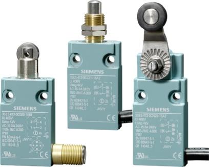 Siemens AG 20 SIRIUS 3SE5 Mechanical Position Switches 3SE5, metal enclosures Compact design Overview Benefits Very compact yet with the same rating as the 3SE51 standard switches, for notable space