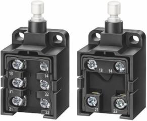 SIRIUS 3SE5 Mechanical Position Switches Open-Type 3SE5, open-type design Siemens AG 20 Overview Their compact design makes these switches particularly suitable for use in confined conditions.