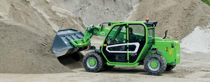 Axles Merlo personally designs and produces most of the components that make up its telehandlers.