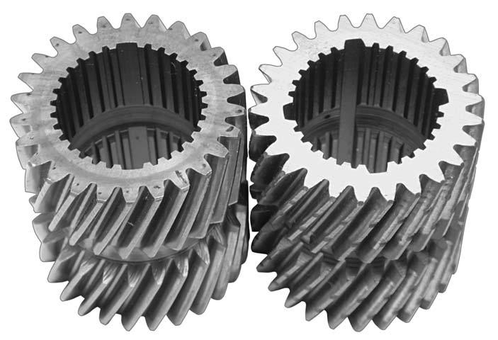 At first it seems as though this difference is negligible; however, when you compare how the two gears match up with the sun gear tube you