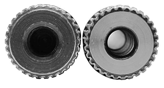 Using the solid shaft in an early unit will starve the forward clutch hub, center support bushing and