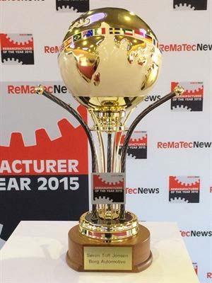 2015 Remanufacturer of the year!