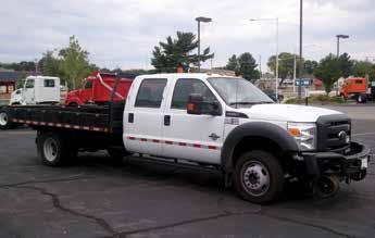 Fire Extinguisher, Mounted in Cab Running Boards, 7 Grip Strut Style Grab Handles, For Cab and Cargo Area Entry Mudflaps, Rear Ford F-550 4x4 - Crew Cab - 84 CA - Diesel Engine - Automatic