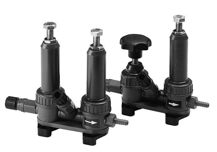 Accessories Valve assembly Valve assembly Complete assembly of: counter-pressure and relief valve or relief and