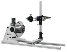 Typ R Typ R z Universal system comprising rotary tilting table and torch stand.