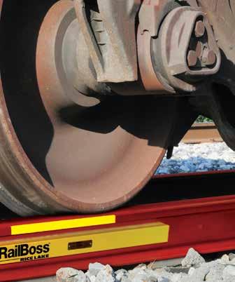 Each section of rail is an individual weighbridge for a single wheel. The system provides total car weight plus weight readings for individual rail trucks.