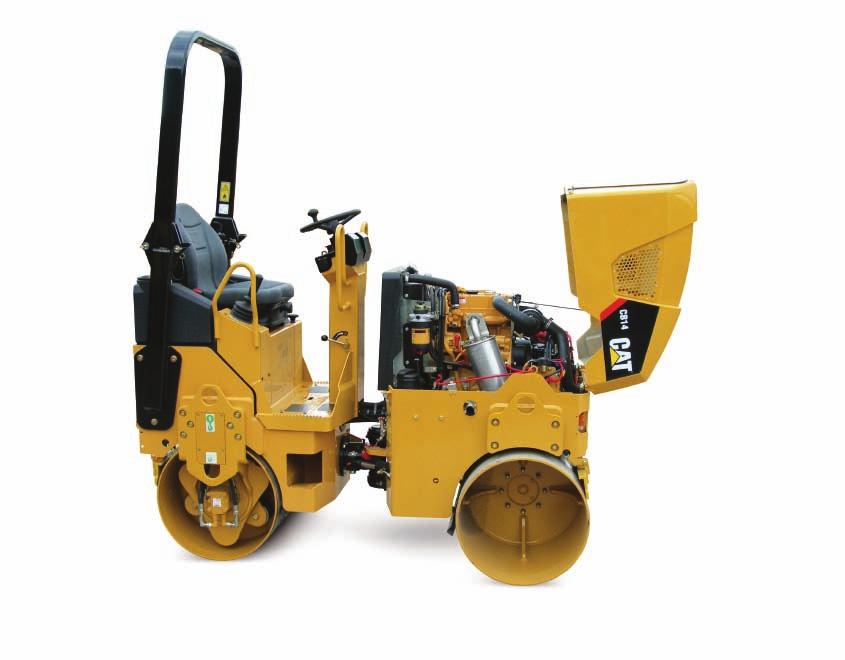Serviceability The CB14, CB 14 XW and CB14 Full Flush provide the reliability and serviceability that you ve come to expect from Caterpillar. Engine Enclosure.