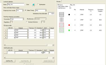 Optimization of the CFRP wing using Optistruct Free size optimization of the skin 4