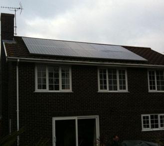 Ryde Isle of Wight 16 BP Solar 4180T Panels South