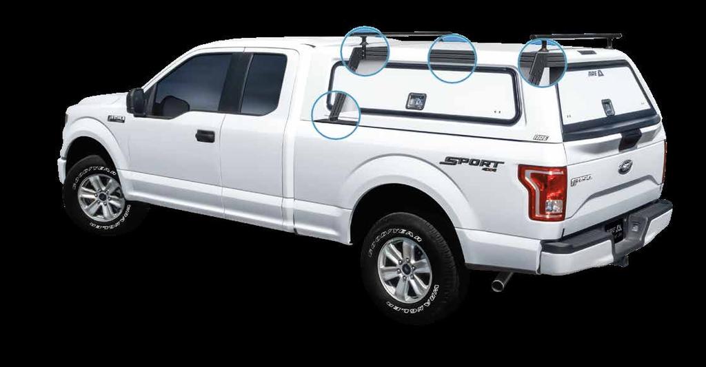8 Single T-Lock Heavy-Duty Rear Door Optional Outdoorsman Windoor Package Spray-On Protective Coating Increases Strength in High Stress Areas