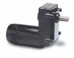 SUB-FHP DC GEARMOTORS OFF-SET SHAFT GEARMOTORS SCR RATED: 130-268 In-Lbs Torque LOW VOLTAGE: 130-268 In-Lbs Torque Electrical Specifications: SCR Rated Totally enclosed, permanent magnet DC
