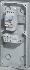 > P17 Tempra combined units Fast and reliable wiring DIN rail for