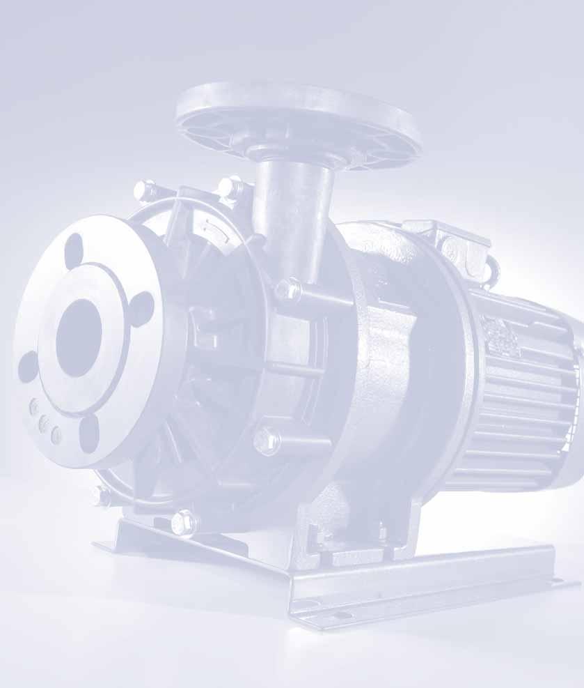 Magnetically driven pumps Magnetically driven pumps ASV-MAX MAMB KMB SMB up to m /h up to m PP-GF up to 9 C ETFE-CF up to C DN DN.
