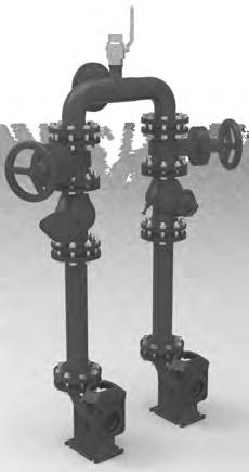 JUNG PUMPEN PE PIPEWORK FOR SUMPS PROVIDED BY THE CUSTOMER APPLICATION During the construction of pumping stations, the use of complete pipework kits makes the installation process easier, as the