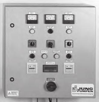 JUNG PUMPEN MODULAR CONTROL UNITS - BASICLOGO APPLICATION BasicLogo control units have a modular design and are built to order.