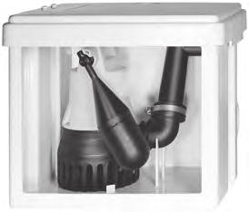 JUNG PUMPEN HEBEFIX ABOVE FLOOR SUMP APPLICATION The above floor sump Hebefix is a drainage pump station in mini size. It consists of a mountable or suspendable plastic tank (approx.