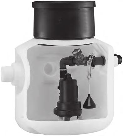 JUNG PUMPEN SKS 200 UNDERFLOOR SUMP APPLICATION The buoyancy-proof poly-sump is an easy to install pumping station for the drainage of buildings without cellars such as holiday homes or boathouses.