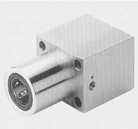 TANDEM FLANGED ALUMINIUM HOUSINGS These aluminium linear sets contain two ball bushings in line.