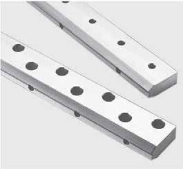 ALUMINIUM SHAFT SUPPORTS - SIDE OPENING These support rails are very compact and offer high rigidity. They can be mounted either vertically or horizontally.