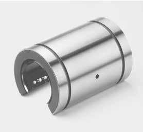 OPEN ECO BALL BUSHINGS These high quality open type ball bushings conform to ISO 10285.