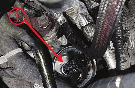 If the oil filter adapter insert is missing, the oil filter adapter housing needs to be replaced. Currently, insert is not available as a separate part.
