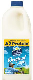 $6 Dairy Farmers 2L Milk & Selected Bread Loaf NSW &