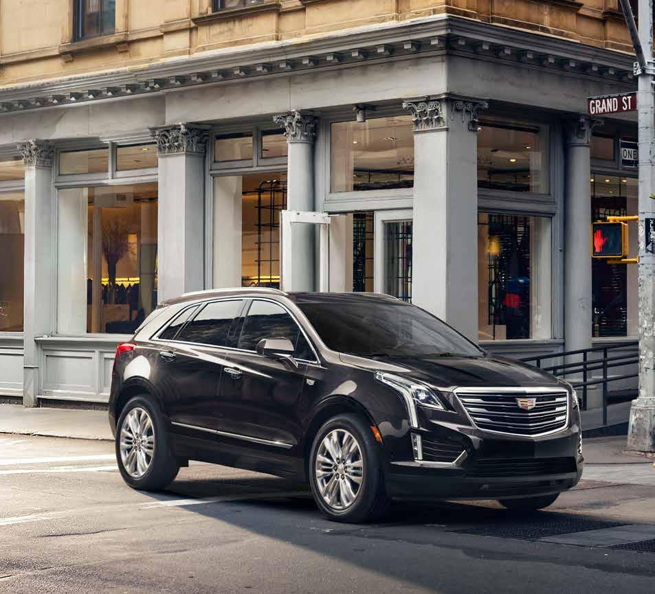 XT5 Accommodate nothing less than possibility A vehicle designed to help you