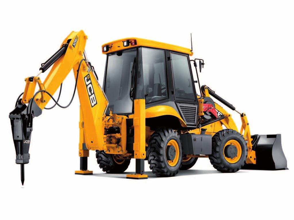 BAKHOE LOADER X Excavator Equal length boom and dipper maximises trench length with less repositioning of the machine Narrow boom and dipper gives superb visibility enhancing operator safety and