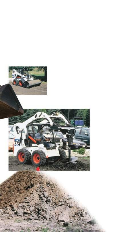 Choice of Attachments. As with any Bobcat loader, you can count on a variety of quick-mounting Bobcat attachments for your 773.