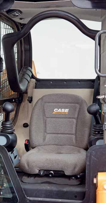 25% wider cab It s not just the range that has expanded: all models benefi t from a cab with up to 25% more internal width, providing greatly improved operator comfort.