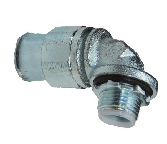 Fitting is ideal for use with standard liquid-tight nonmetallic Type A conduit to allow easy installation. IP 67 Rated when installed with approved conduit.