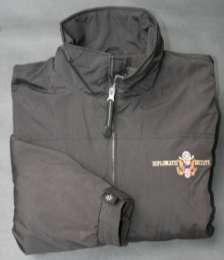 00 Techno Insulated Jacket: Black w/gold Eagle Logo Quantities Limited Please ask for availability.