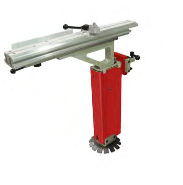 The bottom Foot Disk allows the operator to easily adjust the height of