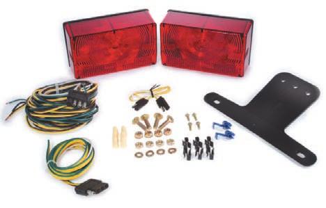 59A Accessory: Harness: 68420 Bracket: 43262-5 Lens: S/T/T- Red 92792; C/M- Red 91122 Submersible Compact Trailer Lighting Kit