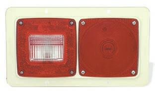 59A (T) Lens: Red 90742; Reflex - Red 90752 Versalite Double-Pod Recessed-Mount Lamp Five
