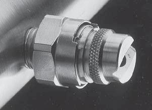 Quick-disconnect spray nozzles Zip-Tip + = COMPLETE UNIT BEX ZIP-TIP quick-disconnect spray nozzles are designed to allow fast and easy installation and removal of spray nozzle tips and adapter