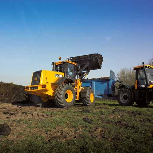 The 412S features a four-cylinder, 130hp (97kW) JCB Dieselmax engine with electronically managed common rail fuel injection.